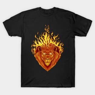 Lion Flaming Mane T-Shirt